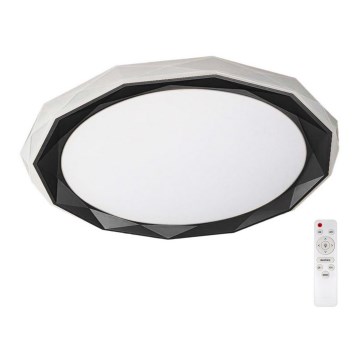 Iluminação de teto LED com regulação OSCAR LED/45W/230V 3000-6000K preto + controlo remoto