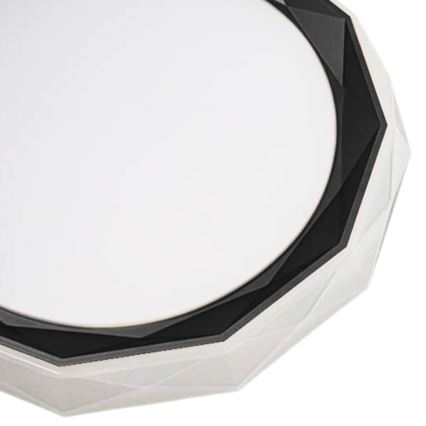 Iluminação de teto LED com regulação OSCAR LED/45W/230V 3000-6000K preto + controlo remoto