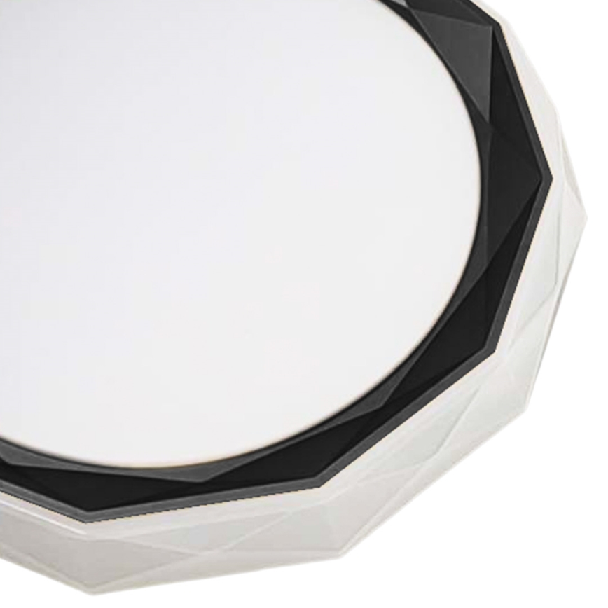 Iluminação de teto LED com regulação OSCAR LED/45W/230V 3000-6000K preto + controlo remoto
