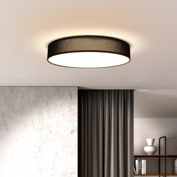 Iluminação de teto LED com regulação PENLEY LED/48W/230V 3000-6500K diâmetro 40 cm preto + comando