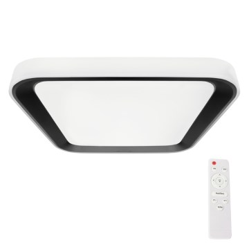 Iluminação de teto LED com regulação QUADRO LED/38W/230V 3000-6000K branco/preto + controlo remoto