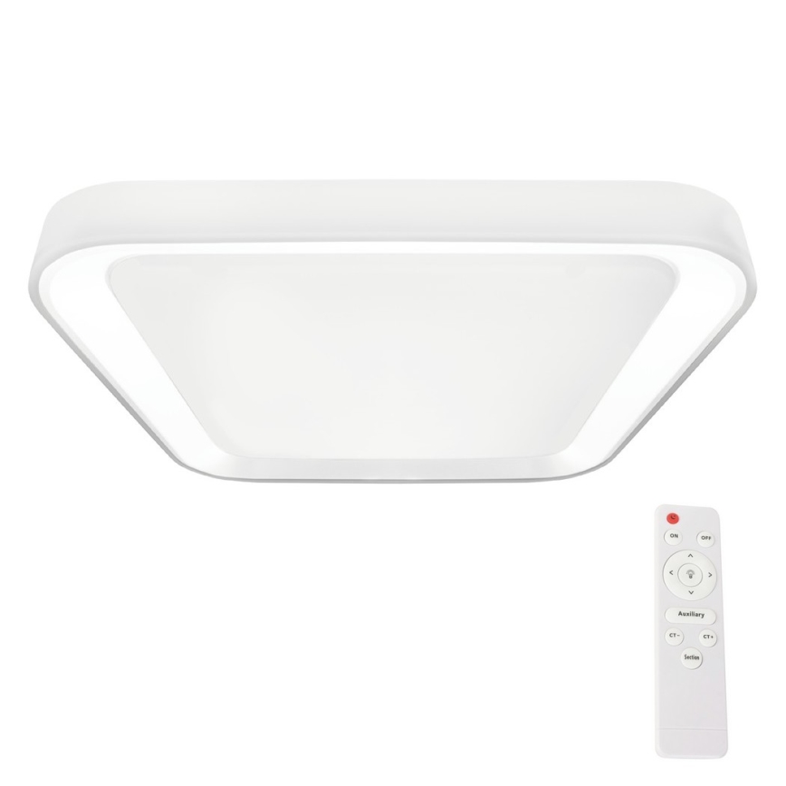 Iluminação de teto LED com regulação QUADRO LED/66W/230V 3000-6000K branco + controlo remoto