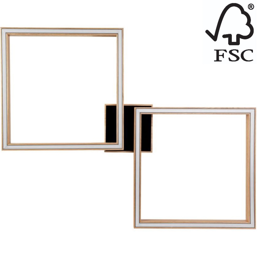 Iluminação de teto LED com regulação RAMME 2xLED/24W/230V carvalho – FSC certificado