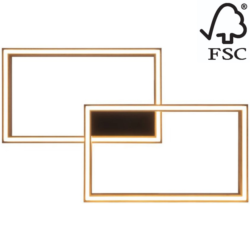 Iluminação de teto LED com regulação RAMME 2xLED/24W/230V carvalho – FSC certificado