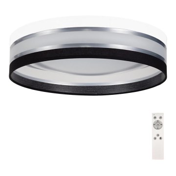 Iluminação de teto LED com regulação SMART CORAL LED/24W/230V preto/branco + controlo remoto