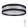 Iluminação de teto LED com regulação SMART CORAL LED/24W/230V preto/prateado + controlo remoto