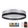 Iluminação de teto LED com regulação SMART CORAL LED/24W/230V Wi-Fi Tuya preto/branco + comando