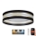 Iluminação de teto LED com regulação SMART CORAL LED/24W/230V Wi-Fi Tuya preto + controlo remoto