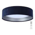 Iluminação de teto LED com regulação SMART GALAXY LED/24W/230V azul/prateado 3000-6500K+ CR