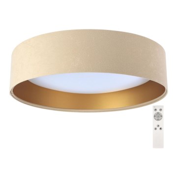 Iluminação de teto LED com regulação SMART GALAXY LED/24W/230V bege/dourado 3000-6500K + CR