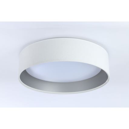 Iluminação de teto LED com regulação SMART GALAXY LED/24W/230V branco/prateado 3000-6500K + controlo remoto