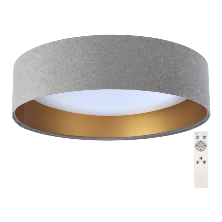 Iluminação de teto LED com regulação SMART GALAXY LED/24W/230V cinzento/dourado 3000-6500K + CR