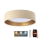 Iluminação de teto LED com regulação SMART GALAXY LED/24W/230V d. 45 cm 2700-6500K Wi-Fi Tuya bege/dourado + controlo remoto