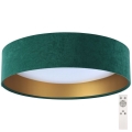 Iluminação de teto LED com regulação SMART GALAXY LED/24W/230V verde/dourada 3000-6500K + controlo remoto