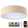 Iluminação de teto LED com regulação SMART GALAXY LED/36W/230V d. 55 cm 2700-6500K Wi-Fi Tuya bege/branco + controlo remoto
