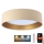 Iluminação de teto LED com regulação SMART GALAXY LED/36W/230V d. 55 cm 2700-6500K Wi-Fi Tuya bege/dourado + controlo remoto