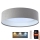 Iluminação de teto LED com regulação SMART GALAXY LED/36W/230V d. 55 cm 2700-6500K Wi-Fi Tuya cinzento/branco + controlo remoto