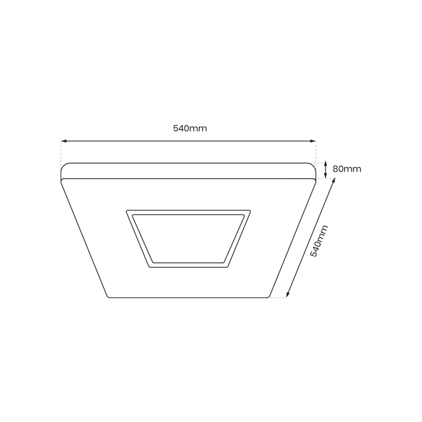 Iluminação de teto LED com regulação SPARKY LED/65W/230V 3000-6000K + controlo remoto