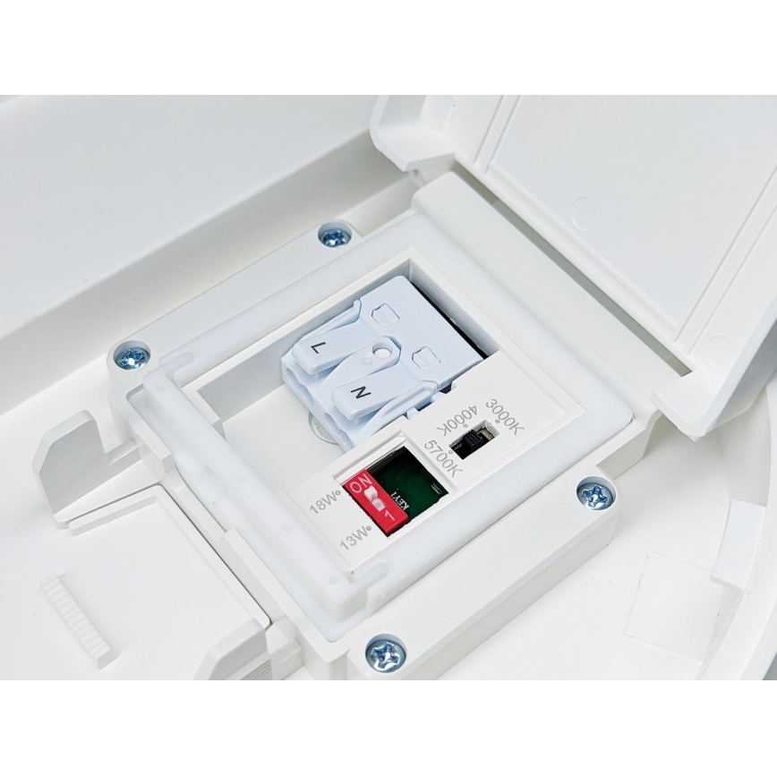 Iluminação de teto para casa de banho LED com regulação VARIO NOVA LED/13/18W/230V 3000/4000/5700K diâmetro 36 cm IP44 branco