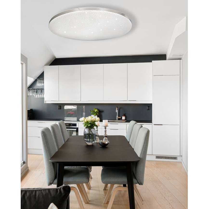 Iluminação de teto LED com regulação VENTA LED/60W/230V 2700-6500K diâmetro 58 cm + comando