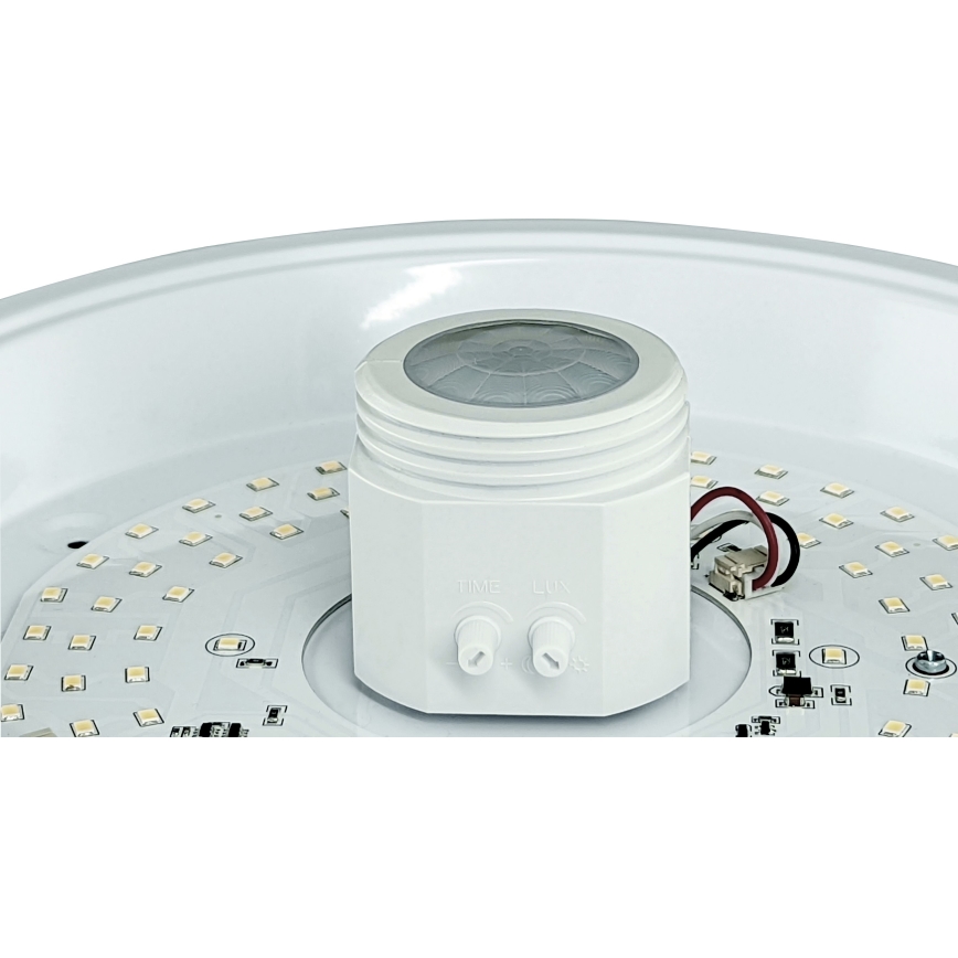 Iluminação de teto LED com sensor e módulo de emergência MANA LED/12W/230V 1500 mAh 4000K