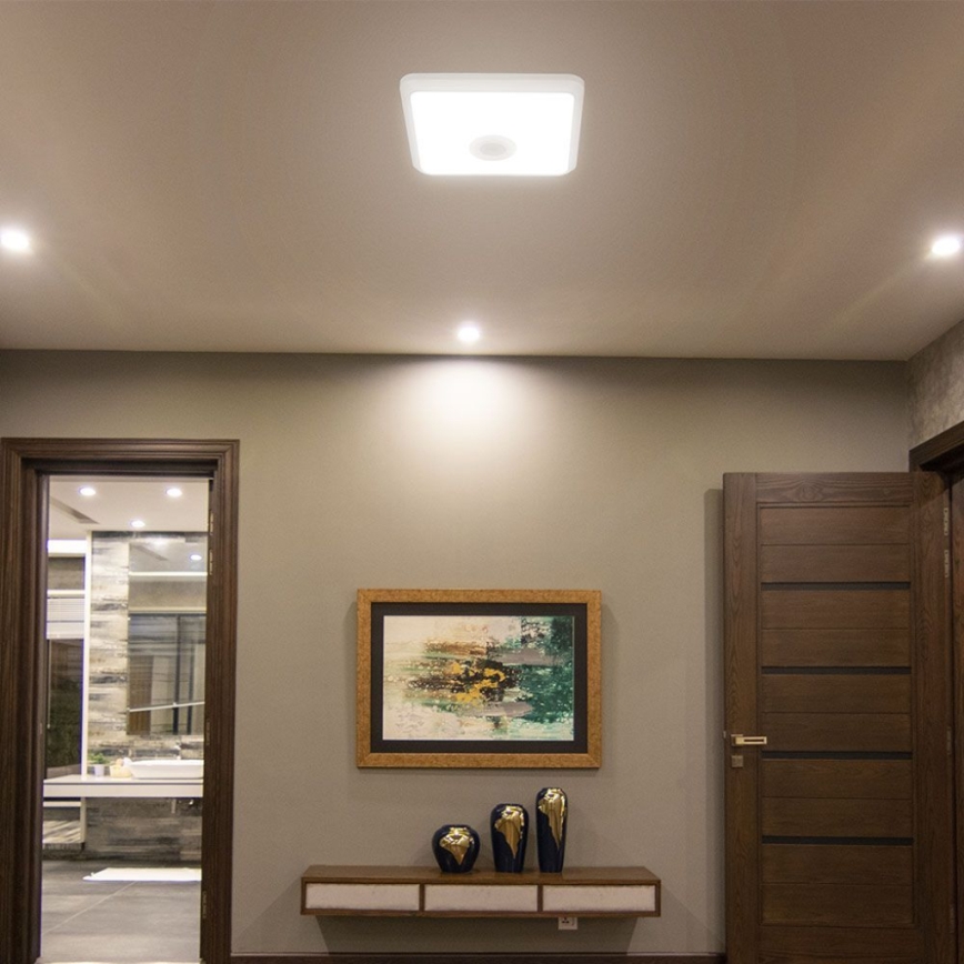 Iluminação de teto LED com sensor SAMSUNG CHIP LED/12W/230V 3000/4000/6000K branco