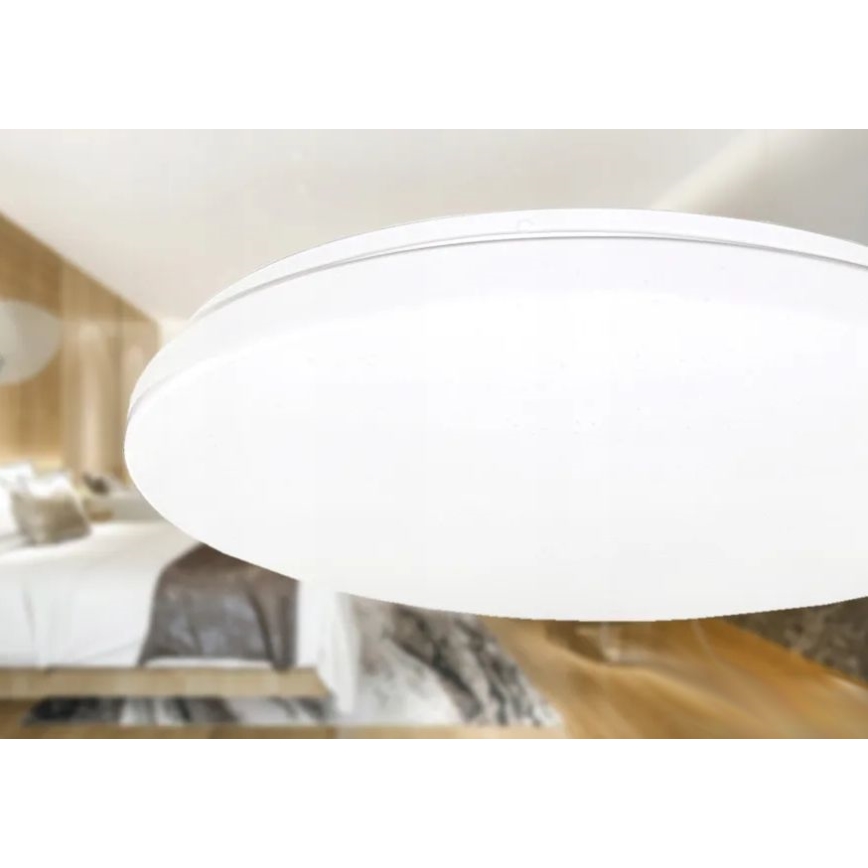 Iluminação de teto LED com motion e dusk sensor LED/24W/230V 4000K diâmetro 32,5 cm branco