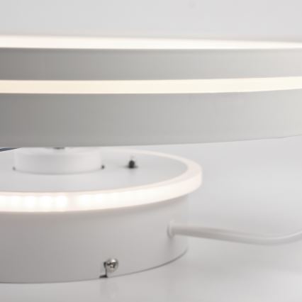 Iluminação de teto LED com regulação e ventoinha FARGO LED/37W/230V branco + comando