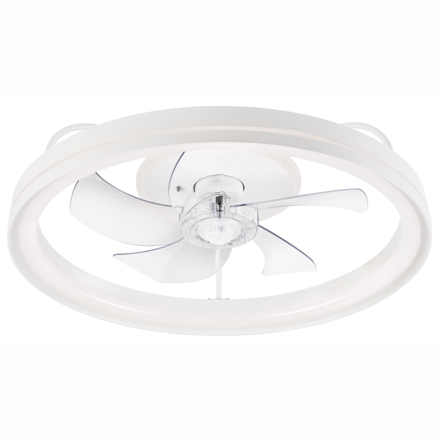 Iluminação de teto LED com regulação e ventoinha FARGO LED/37W/230V branco + comando