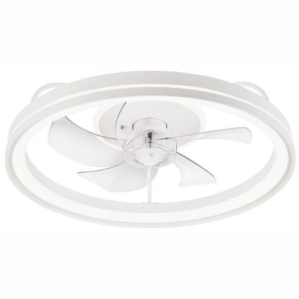 Iluminação de teto LED com regulação e ventoinha FARGO LED/37W/230V branco + comando