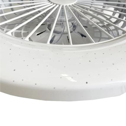 Iluminação de teto LED com regulação e ventoinha STAR LED/48W/230V 3000-6500K + comando
