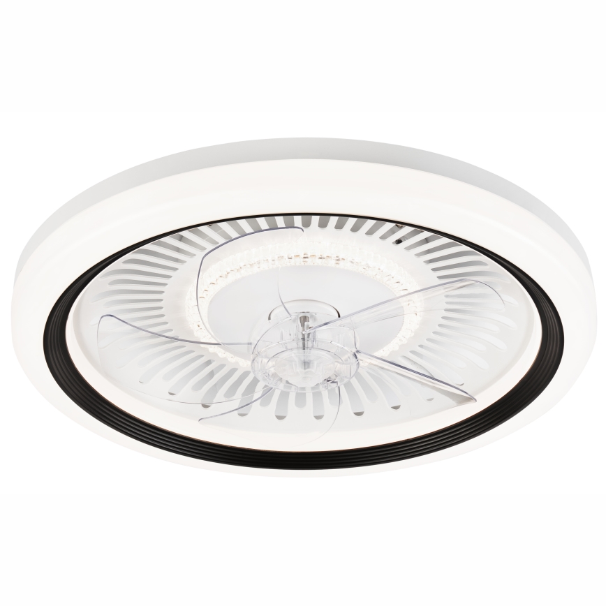 Iluminação de teto LED com regulação e ventoinha GEMMA LED/37W/230V branco + comando