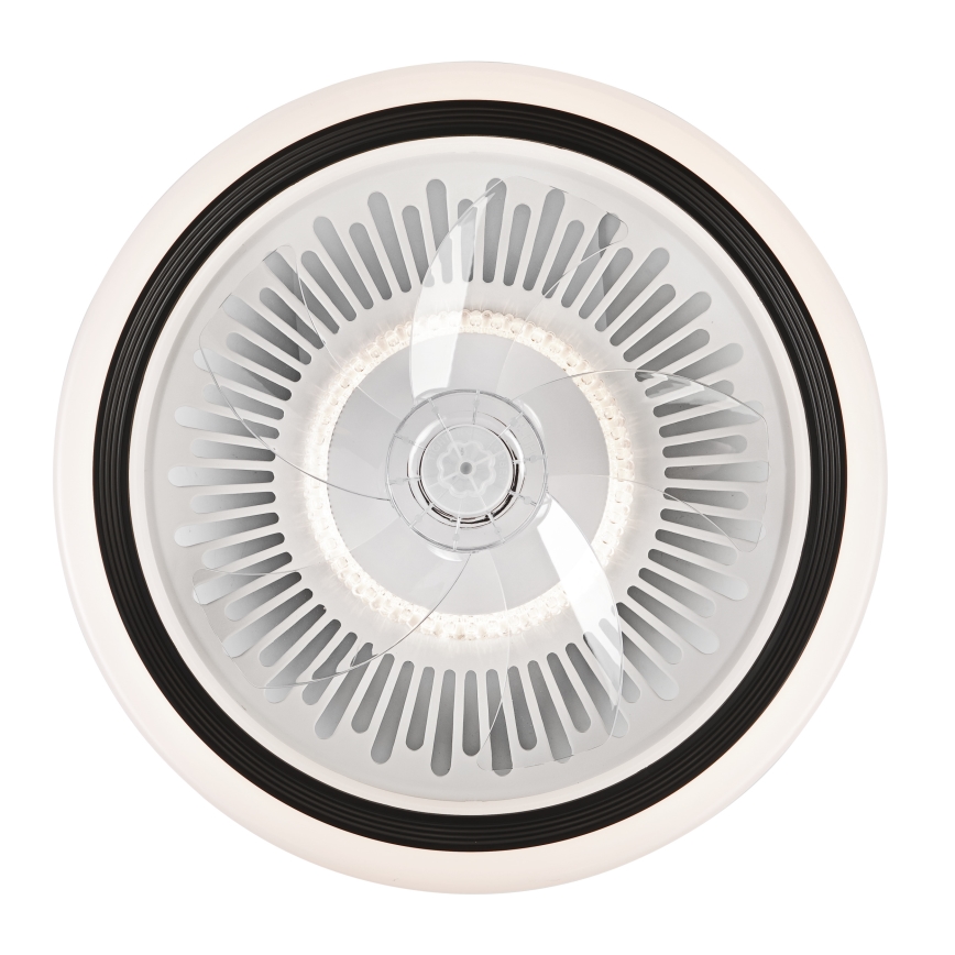 Iluminação de teto LED com regulação e ventoinha GEMMA LED/37W/230V branco + comando