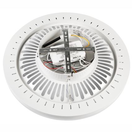 Iluminação de teto LED com regulação e ventoinha GEMMA LED/37W/230V branco + comando