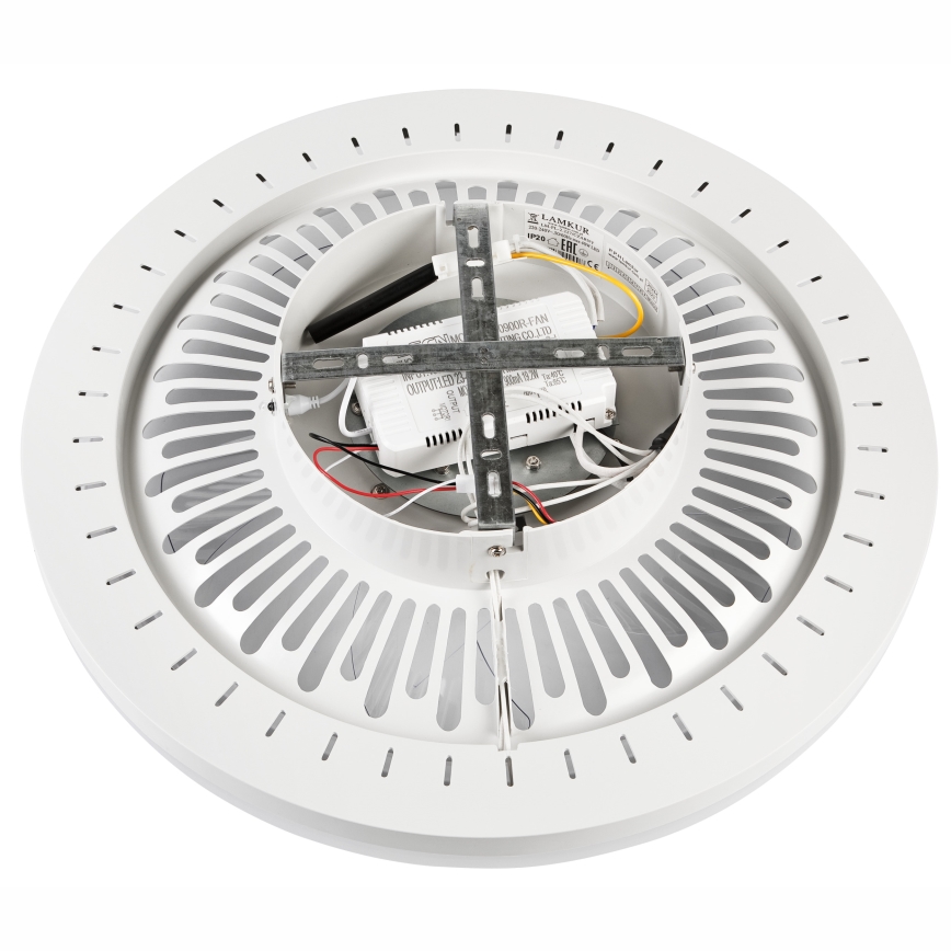 Iluminação de teto LED com regulação e ventoinha GEMMA LED/37W/230V branco + comando
