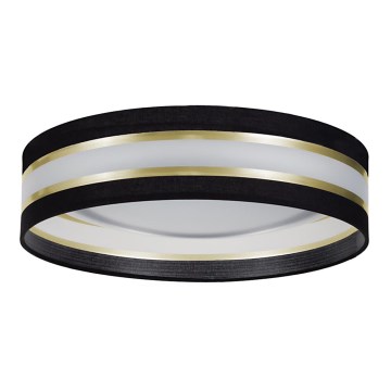 Iluminação de teto LED CORAL GOLD 1xLED/24W/230V preta/dourada