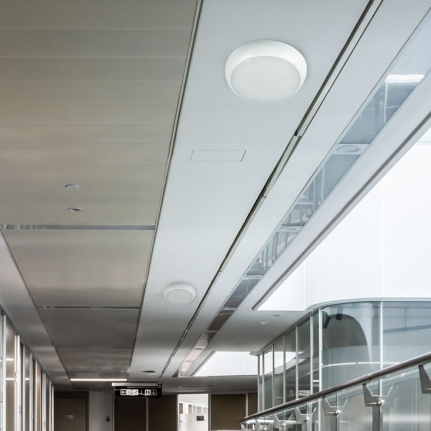Iluminação de teto LED de emergência com sensor LED/8W/16W/20W/230V IP65 3000/4000/6500K diâmetro 32 cm