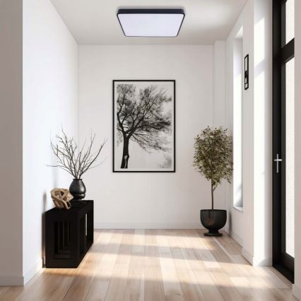 Iluminação de teto LED FELIZ LED/40W/230V 4000K 40x40 cm preto