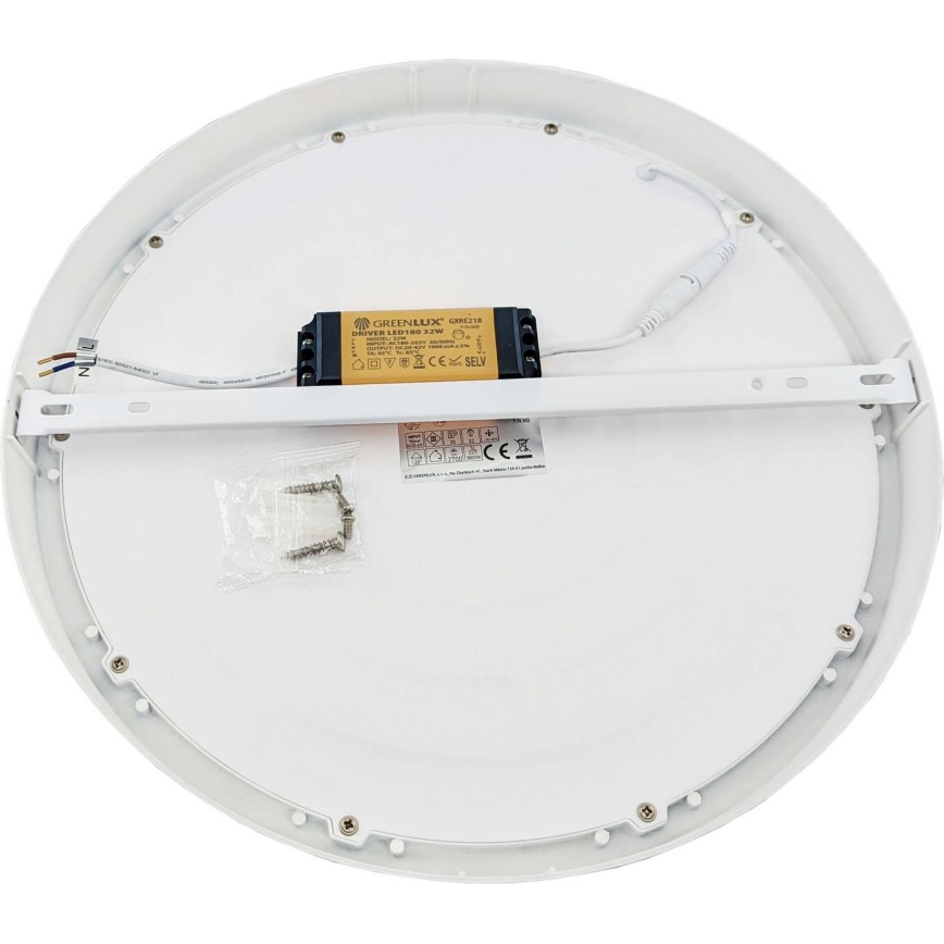 Iluminação de teto LED FENIX LED/32W/230V 3800K diâmetro 40 cm neve branco