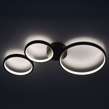Iluminação de teto LED FLAMENCO LED/33W/230V 4000K preto