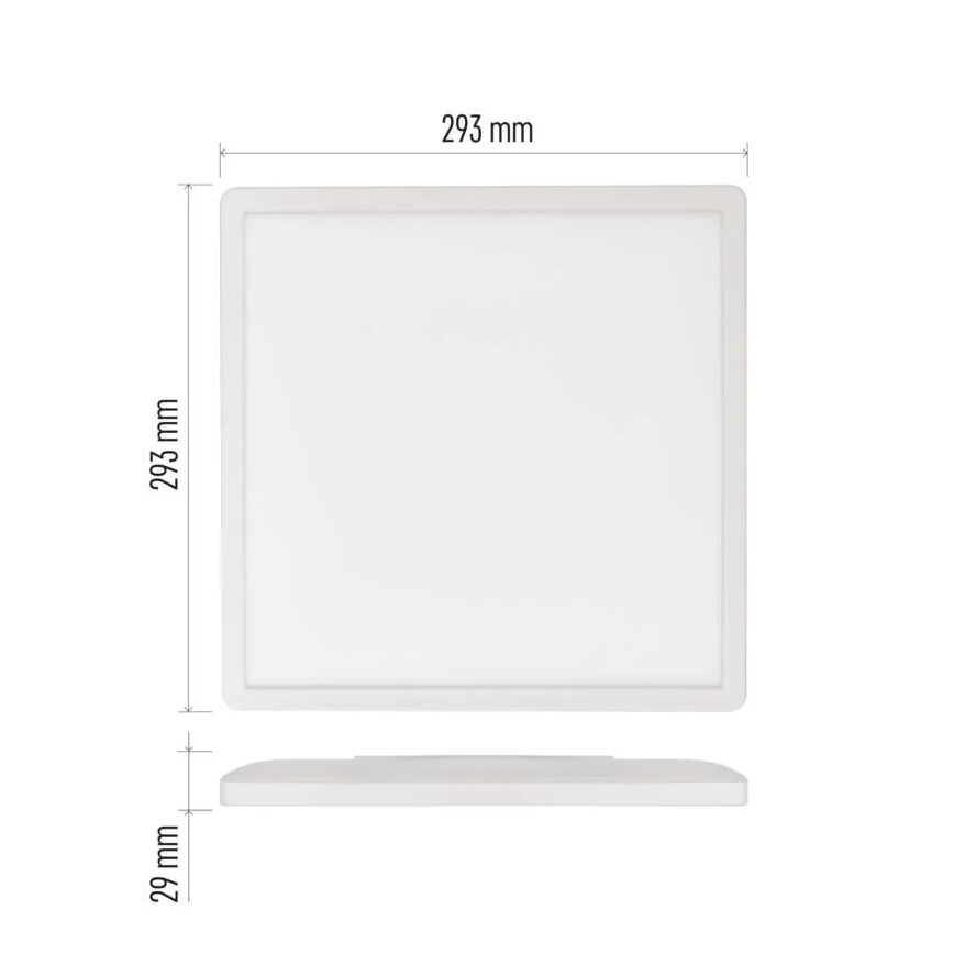 Iluminação de teto LED FLORI LED/18W/230V 4000K branco 29x29 cm