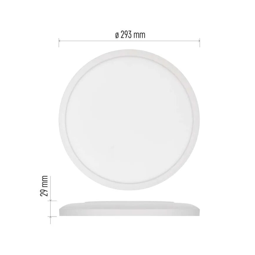 Iluminação de teto LED FLORI LED/18W/230V 4000K branco diâmetro 29 cm