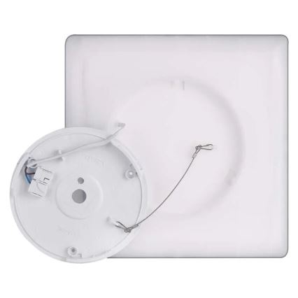 Iluminação de teto LED FLORI LED/18W/230V 4000K preto 29x29 cm