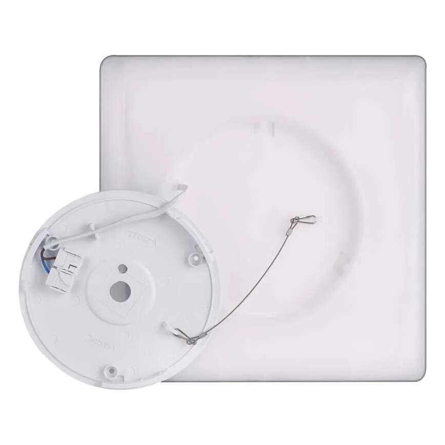 Iluminação de teto LED FLORI LED/18W/230V 4000K preto 29x29 cm