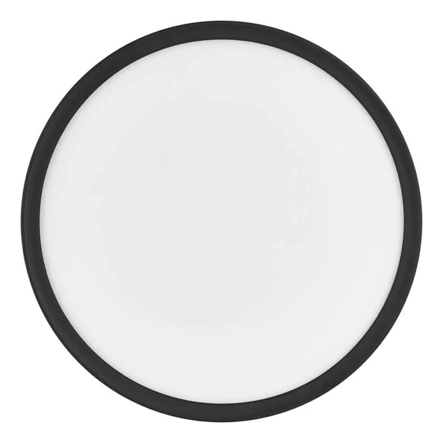 Iluminação de teto LED FLORI LED/18W/230V 4000K preto diâmetro 29 cm
