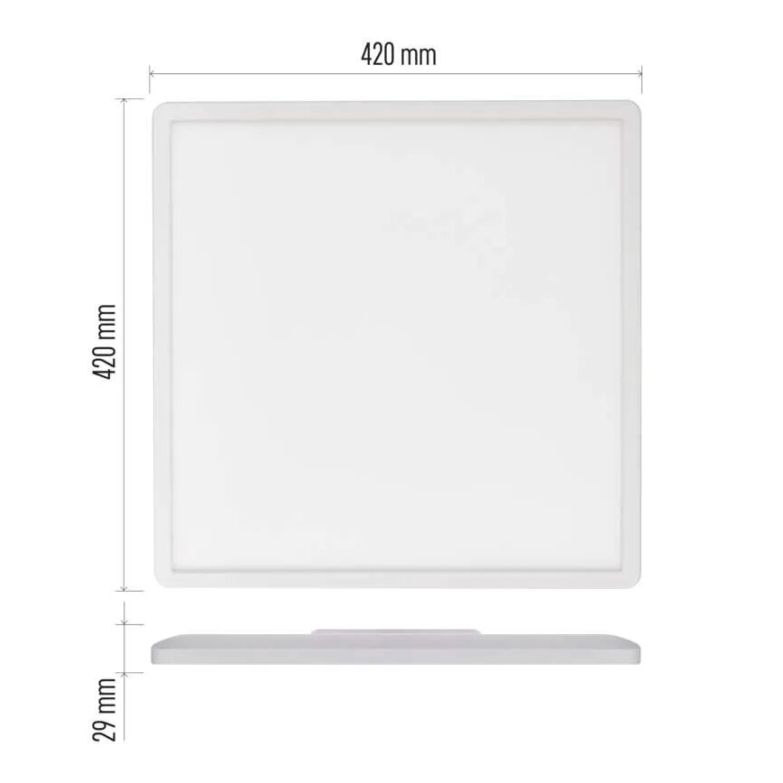 Iluminação de teto LED FLORI LED/22W/230V 4000K branco 42x42 cm