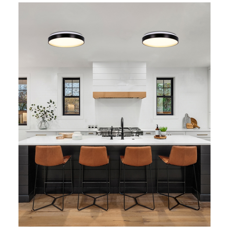 Iluminação de teto LED FLORIDA LED/18W/230V preto