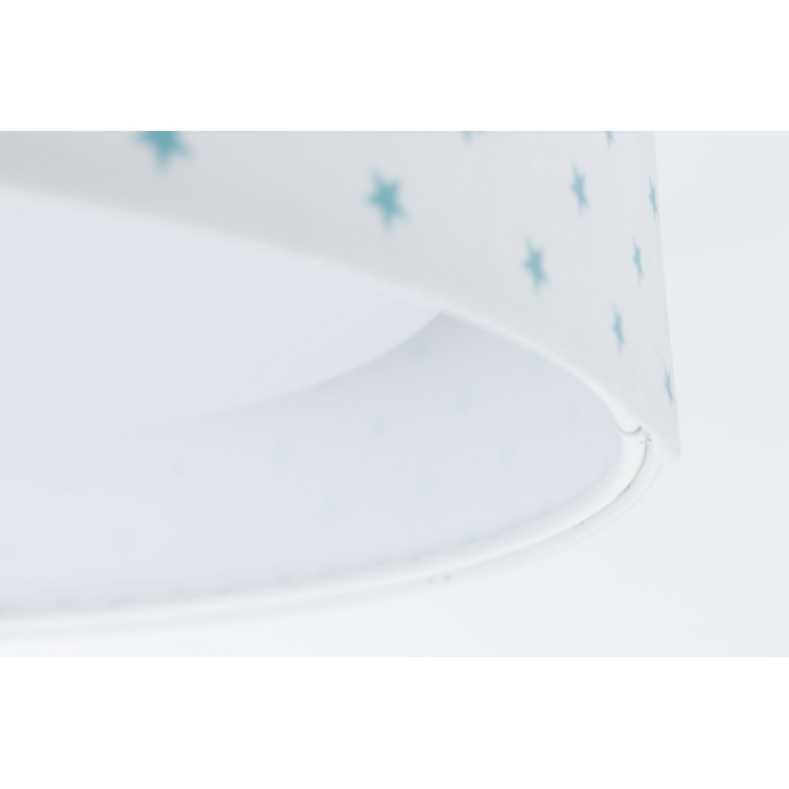 Iluminação de teto LED GALAXY KIDS LED/24W/230V estrelas branco/turquesa