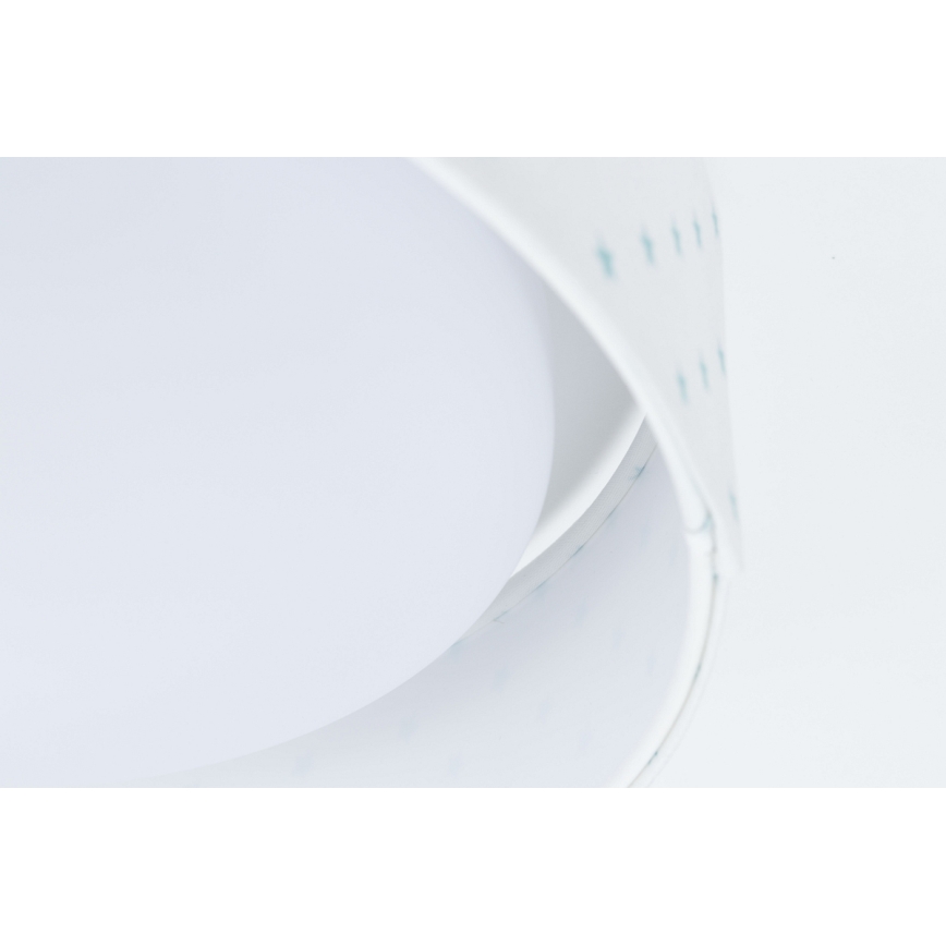 Iluminação de teto LED GALAXY KIDS LED/24W/230V estrelas branco/turquesa