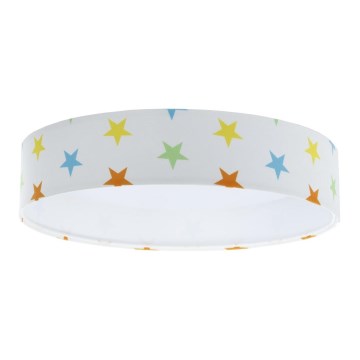 Iluminação de teto LED GALAXY KIDS LED/24W/230V estrelas colorido